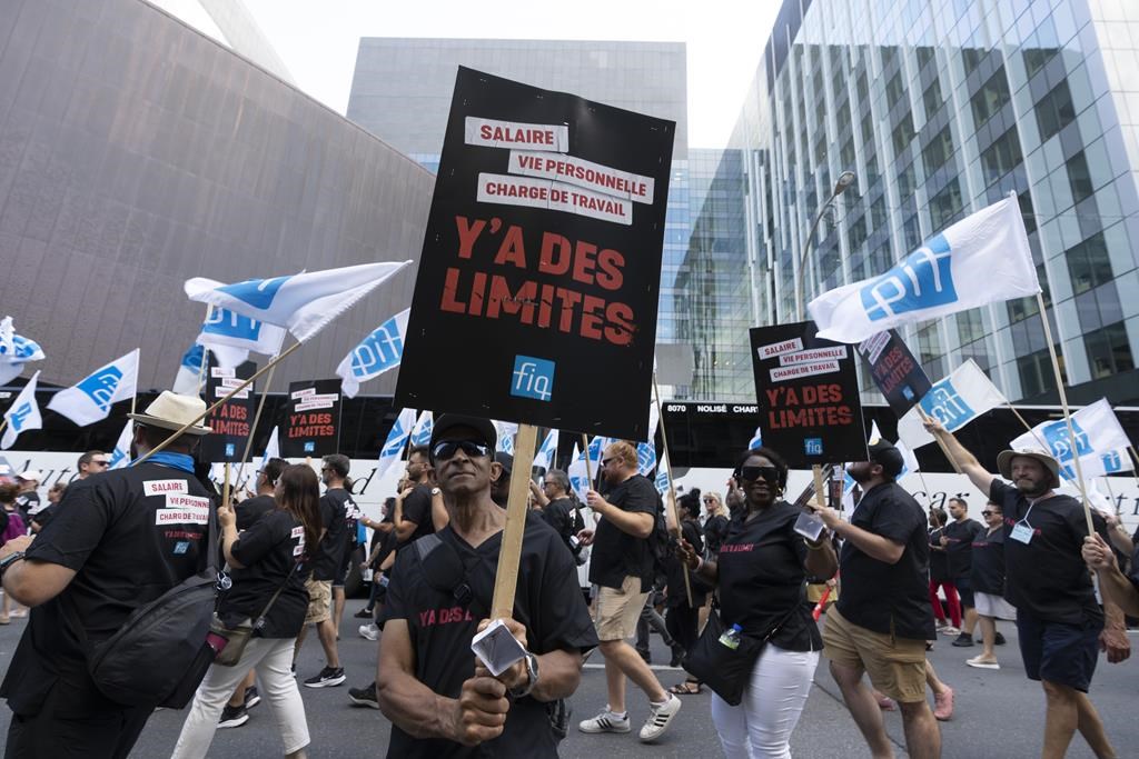 La Cour d'appel entend la cause du TSO des infirmières comme mode de gestion