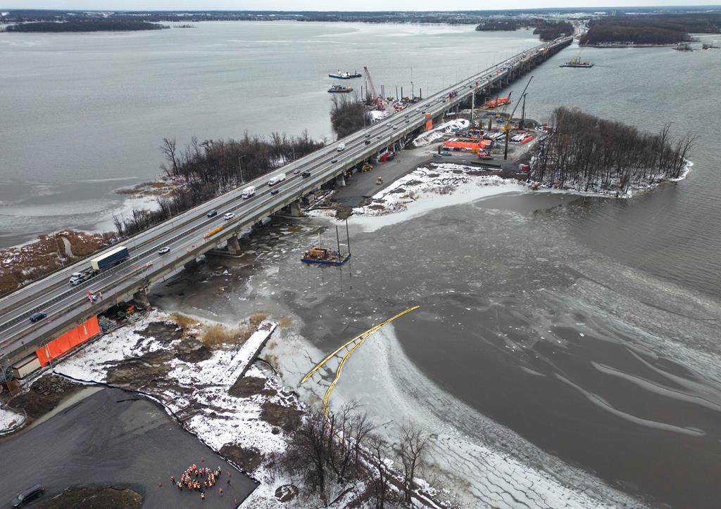 Ouverture d'une troisième voie de circulation lundi sur le pont de l’Île-aux-Tourtes