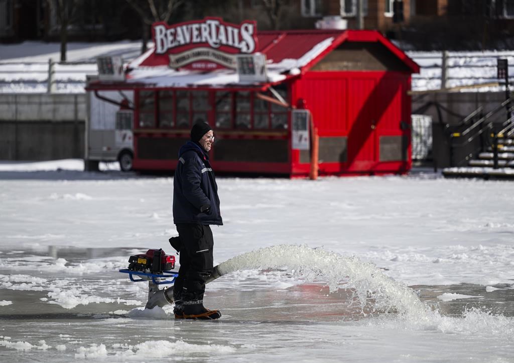 La patinoire du canal Rideau, à Ottawa, rouvre pour la deuxième fois cet hiver