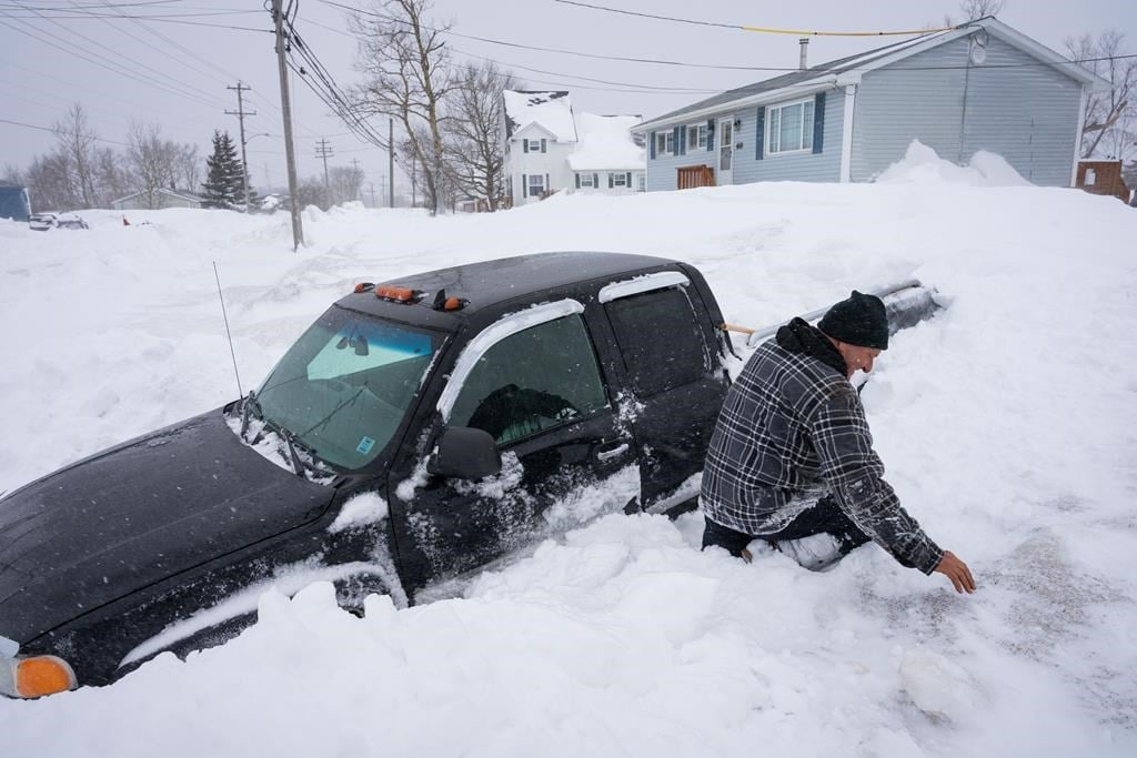 Encore d'importantes chutes de neige dans les provinces de l'Atlantique