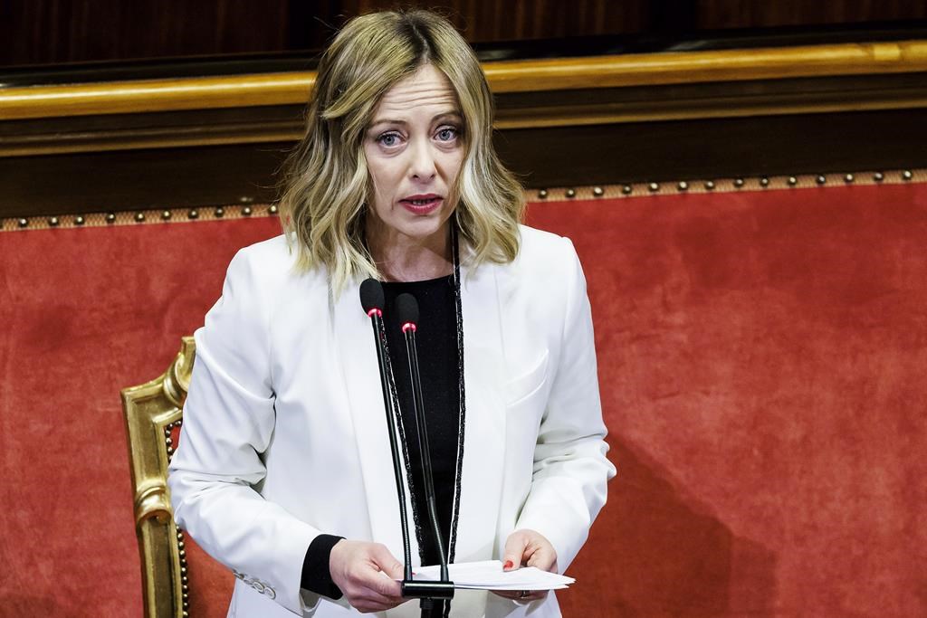 La première ministre de l'Italie Giorgia Meloni sera en visite au Canada le 2 mars