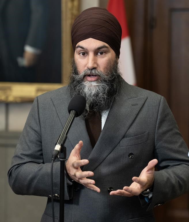 L'entente avec les libéraux sera «brisée» si l'échéance de mars est ratée, dit Singh