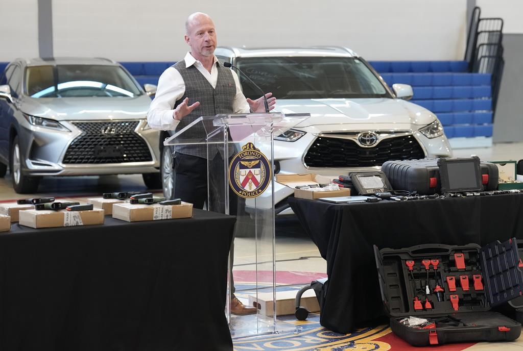 La police de Toronto a retrouvé 48 véhicules volés et a arrêté sept personnes