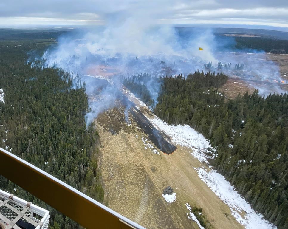 Un incendie de forêt déclenché par la rupture d'un gazoduc est maîtrisé en Alberta