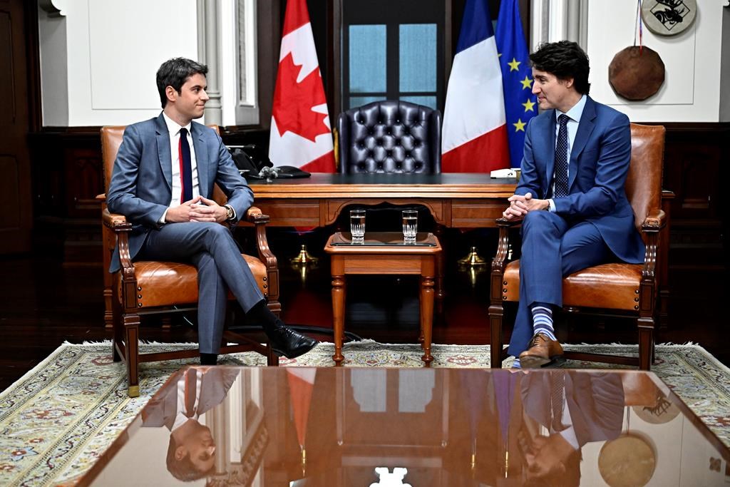 Attal et Trudeau réaffirment leur soutien à l'AECG, rejeté par le Sénat français