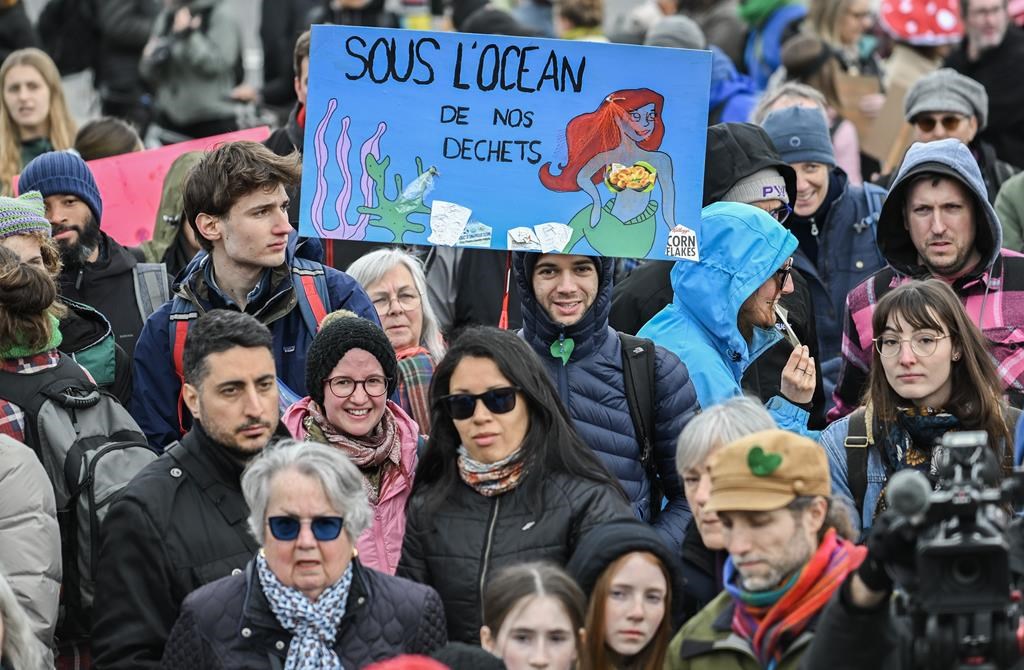 La manifestation montréalaise pour le Jour de la Terre à Montréal dénonce l'inaction