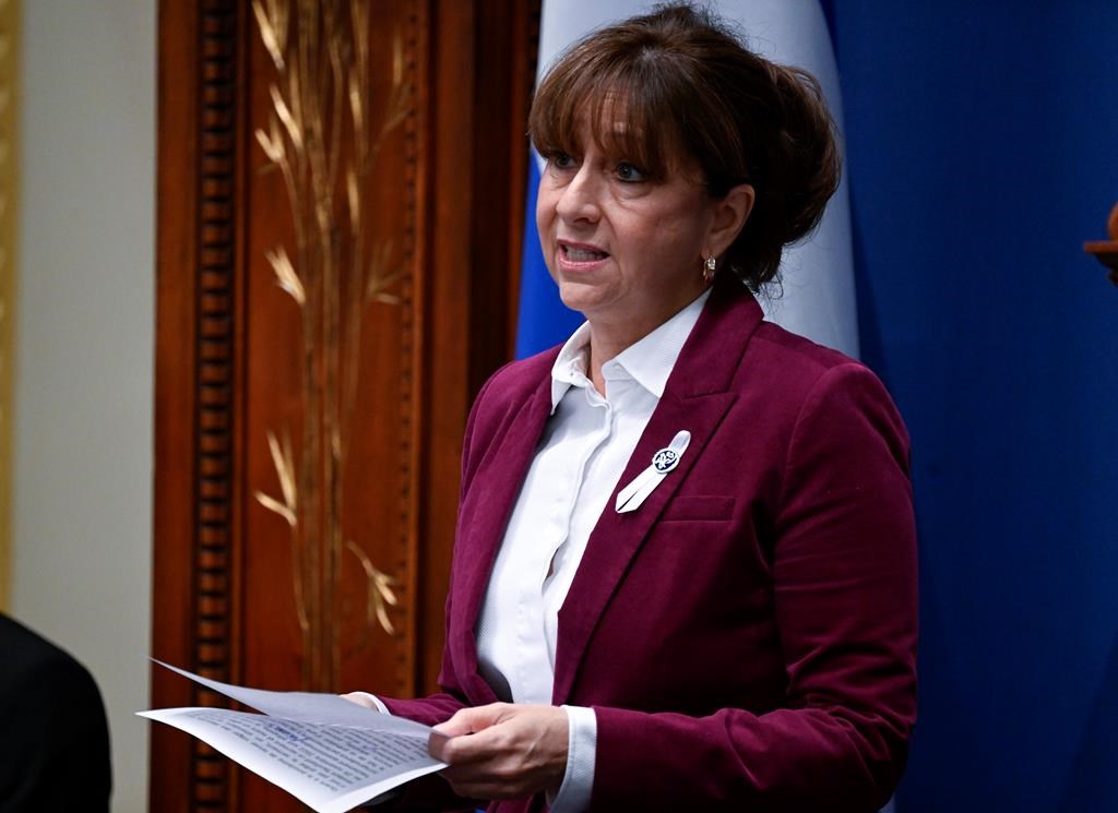 Nathalie Roy défend la hausse de 10 millions $ du budget de l'Assemblée nationale
