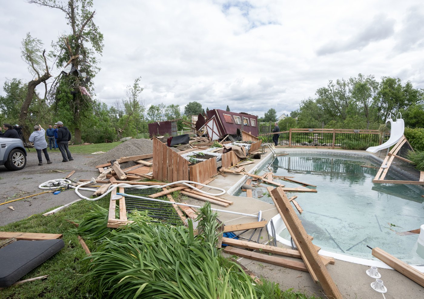 Environnement Canada affirme que la tornade a généré des vents allant à 155 km/h