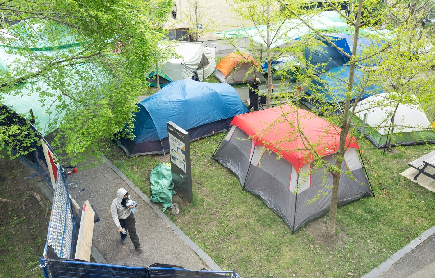 Un verdict attendu lundi sur la demande d'injonction de l'UQAM à propos du campement