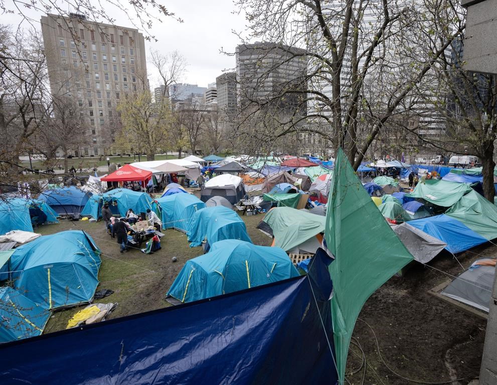 Alerte: la Cour supérieure rejette l'injonction pour déloger le campement à McGill