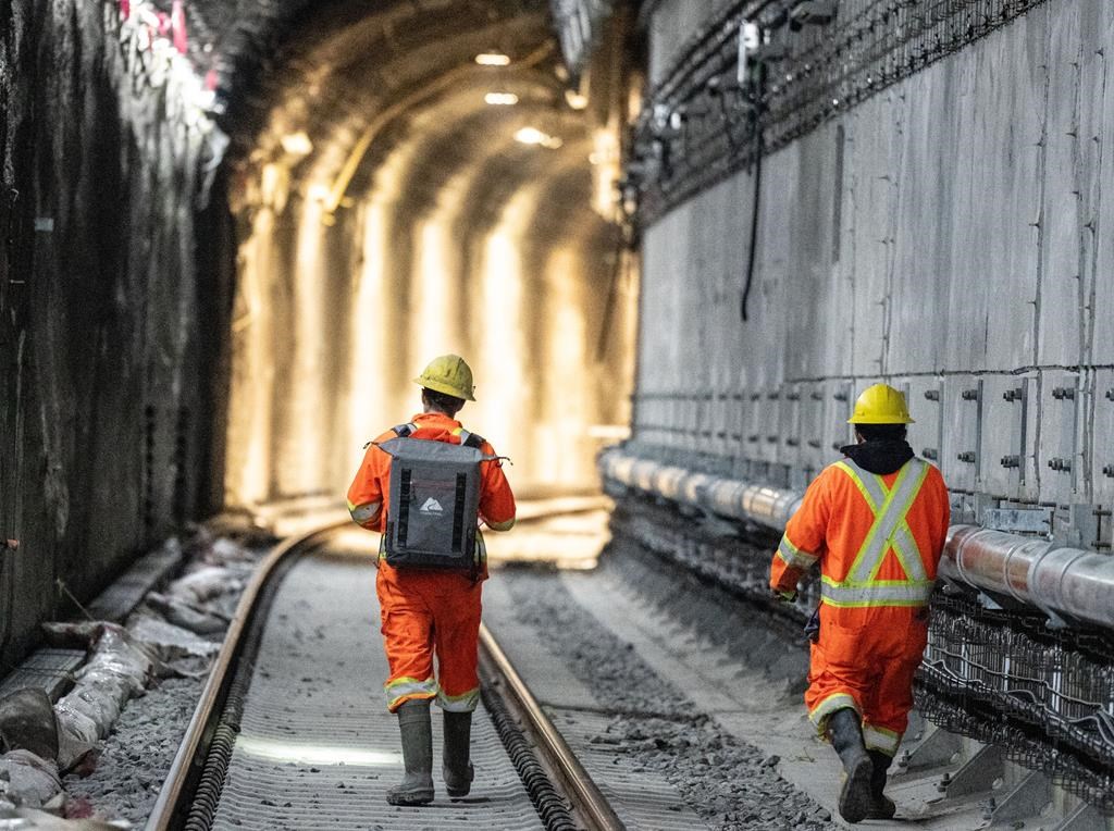 REM: «l’infrastructure physique» du tunnel du Mont-Royal est terminée