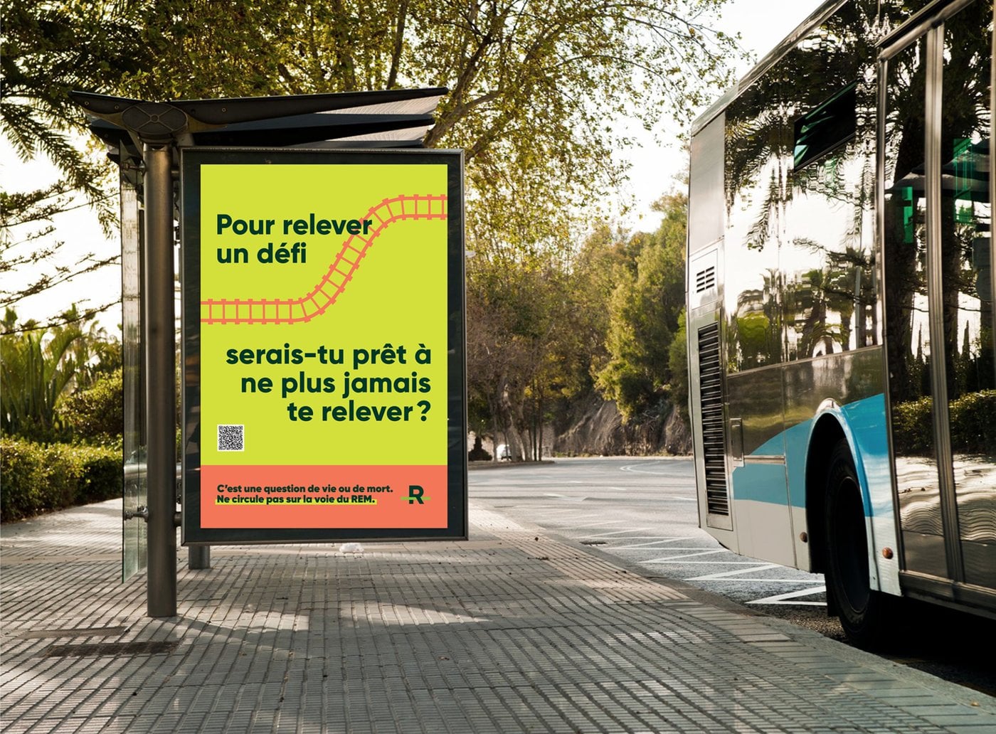 Une campagne de la CDPQ rappelle le danger mortel que représentent les voies du REM
