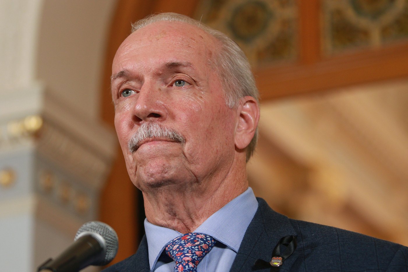 L’ancien premier-ministre de la Colombie-Britannique John Horgan souffre d’un cancer