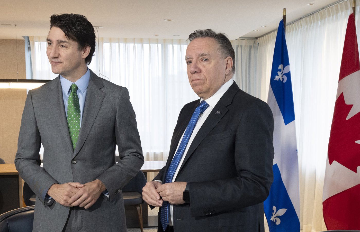 François Legault va rencontrer Justin Trudeau lundi à Québec