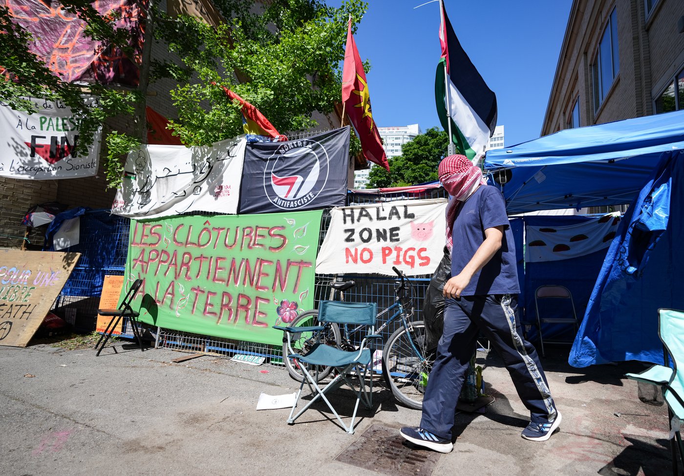 Les manifestants propalestiniens mettront fin à leur campement à l'UQAM jeudi