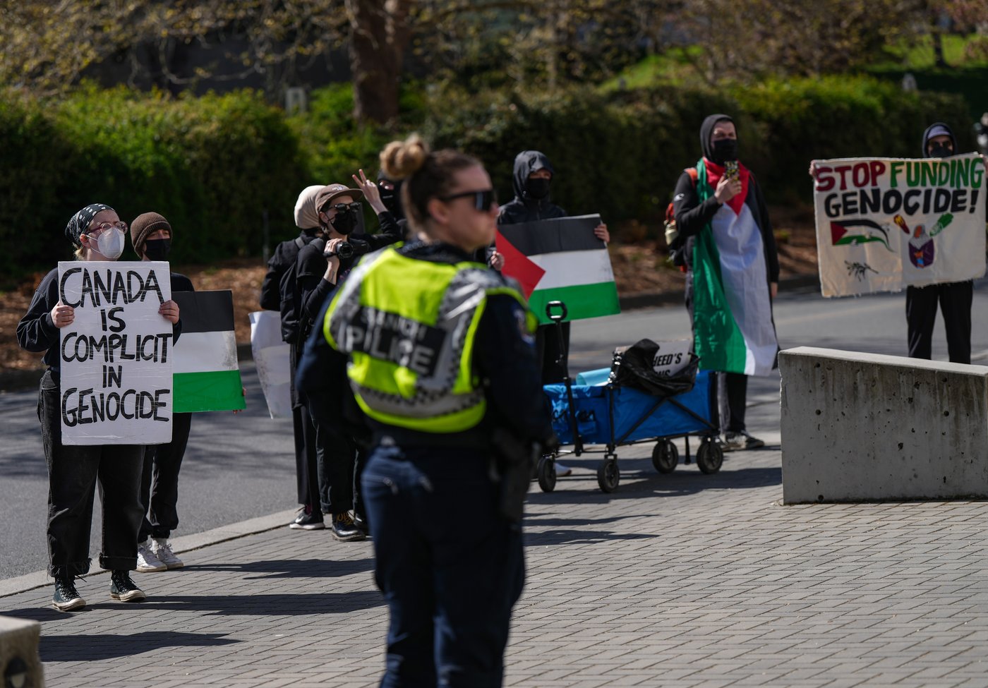Les manifestants propalestiniens de l'Université de Victoria lèvent le camp