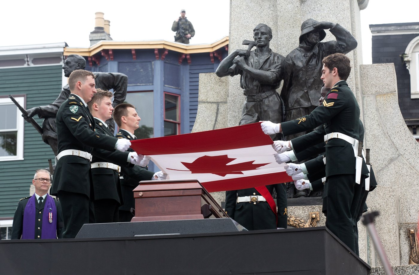 Un soldat inconnu tué lors de la Première Guerre mondiale a été enterré à Terre-Neuve
