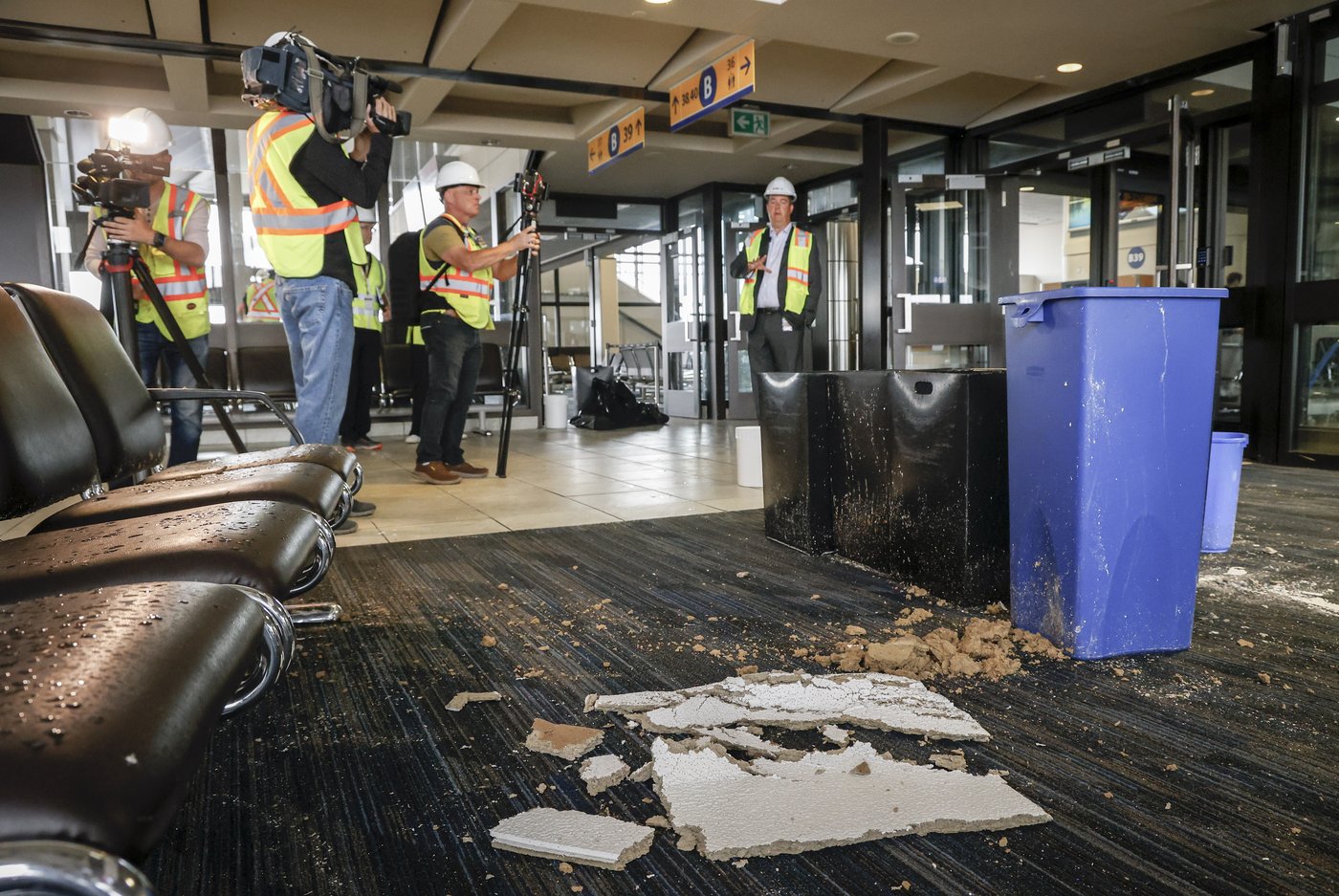 Tempête de grêle: les réparations à l’aéroport de Calgary prendront au moins 18 mois