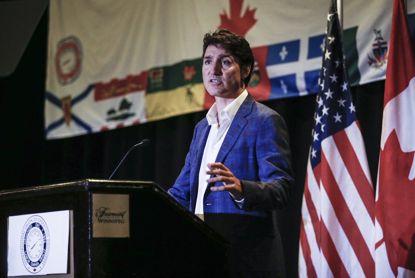 Imposer un arbitrage au CN et au CPKC était justifié, soutient Justin Trudeau