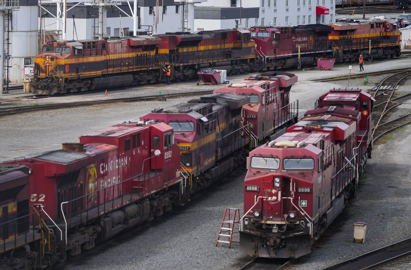 Les impacts d'un arrêt de travail imminent au CN et au CPKC