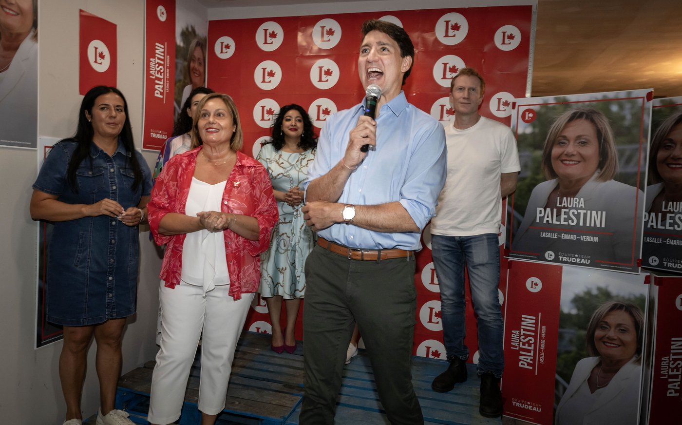 La photo de Trudeau n'est pas utilisée sur les pancartes dans LaSalle—Émard—Verdun
