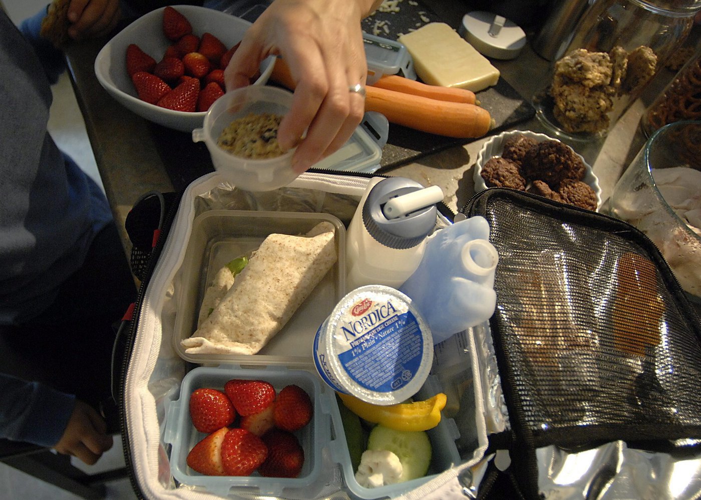 Les boîtes à lunch peuvent contribuer au gaspillage alimentaire, selon un sondage