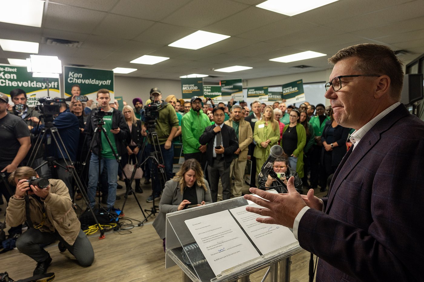 Scott Moe promet de bonifier l'aide aux étudiants s'il est réélu en Saskatchewan