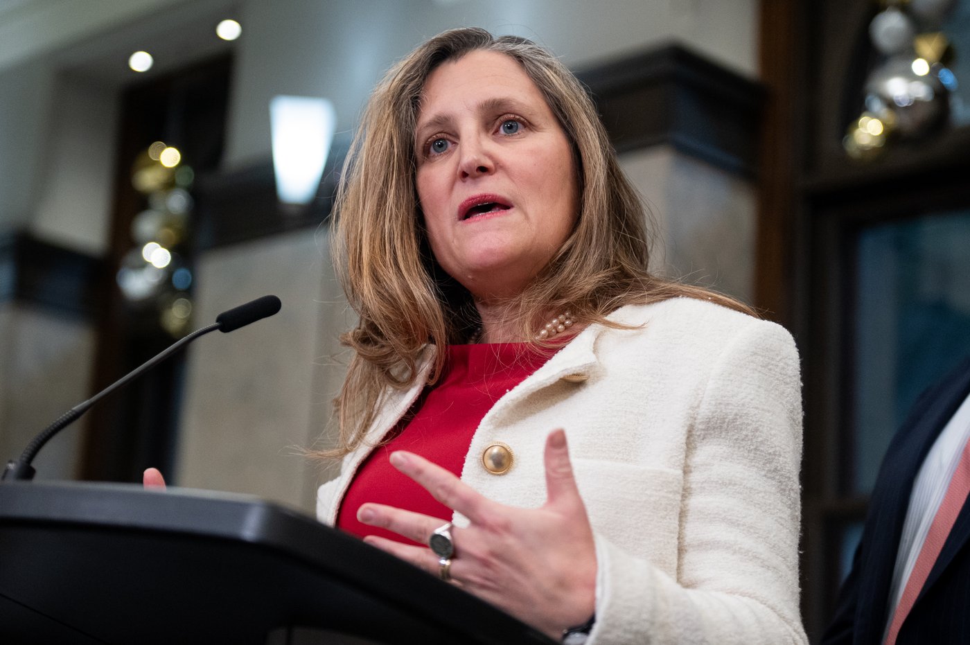 Alerte: Chrystia Freeland quitte le cabinet de Justin Trudeau