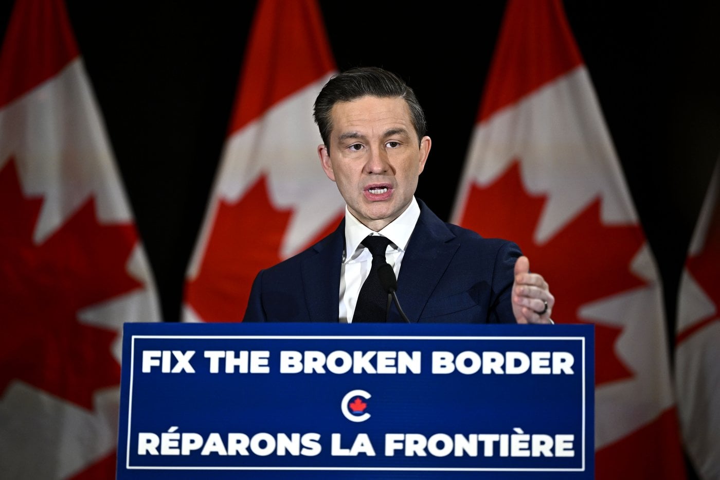 Poilievre demande un nouveau plan pour la sécurité à la frontière