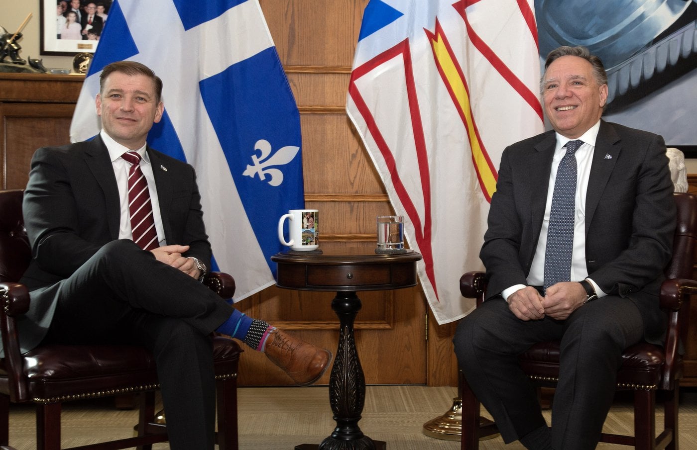 François Legault est à Terre-Neuve pour signer une entente concernant Churchill Falls