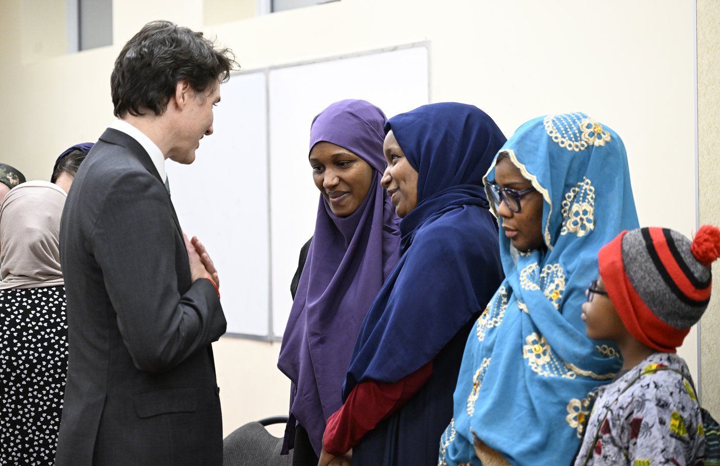 Trudeau rencontre les proches des victimes de l'attaque de la mosquée de Québec