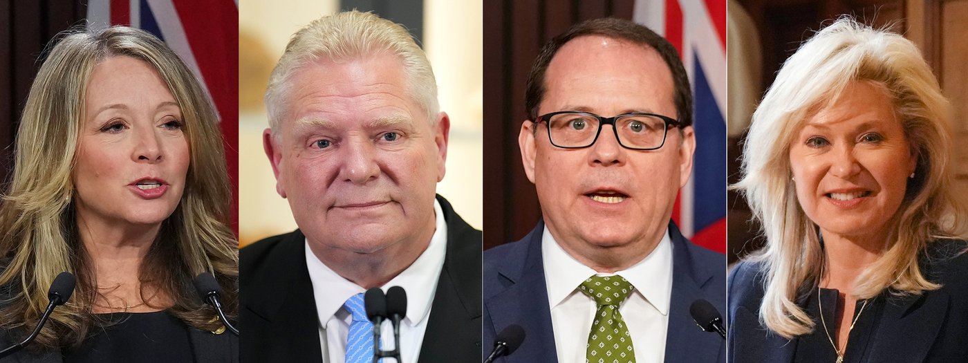 Les chefs de partis de l'Ontario se lancent dans la campagne électorale 