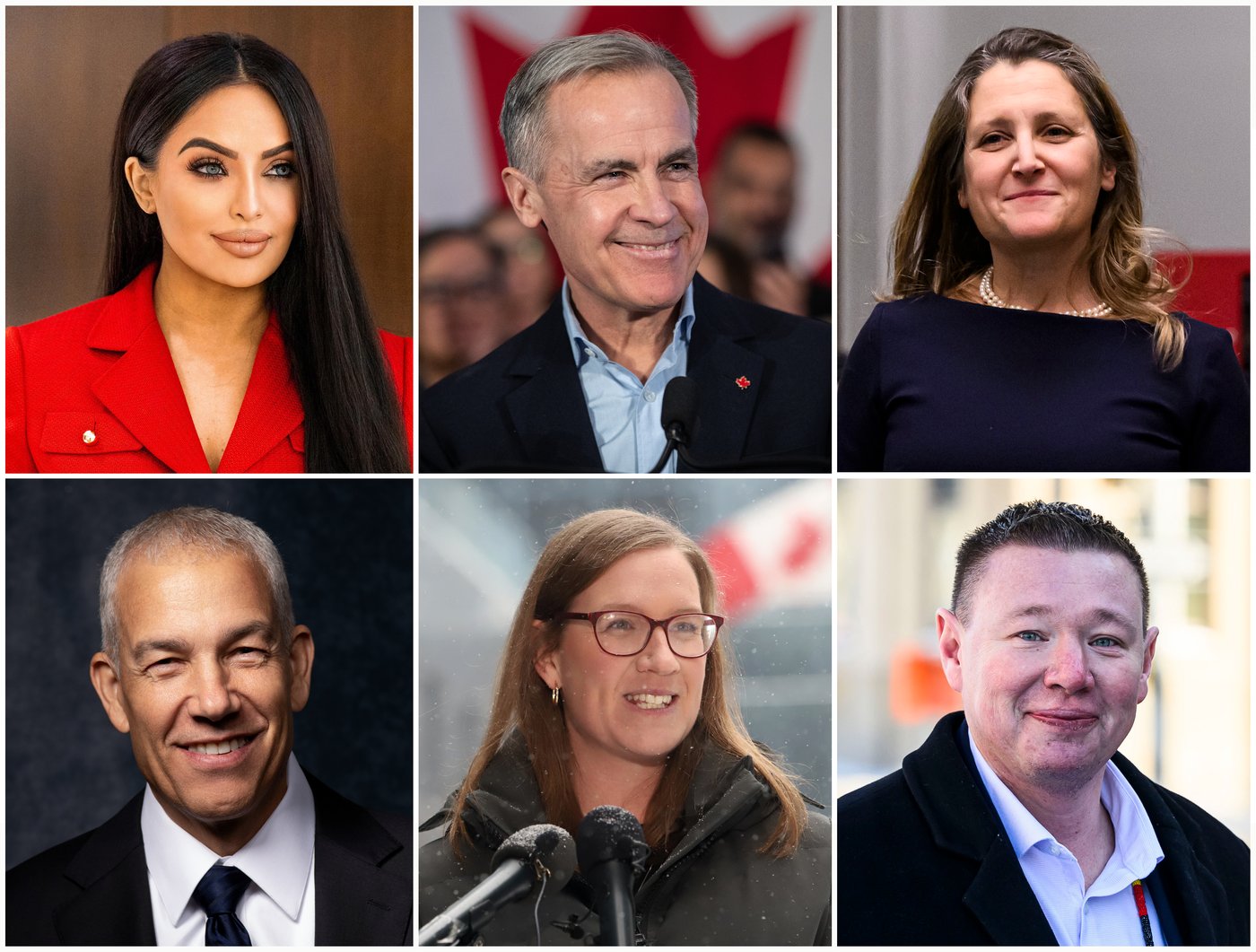 Les six candidats à la direction du PLC se sont inscrits auprès d'Élections Canada
