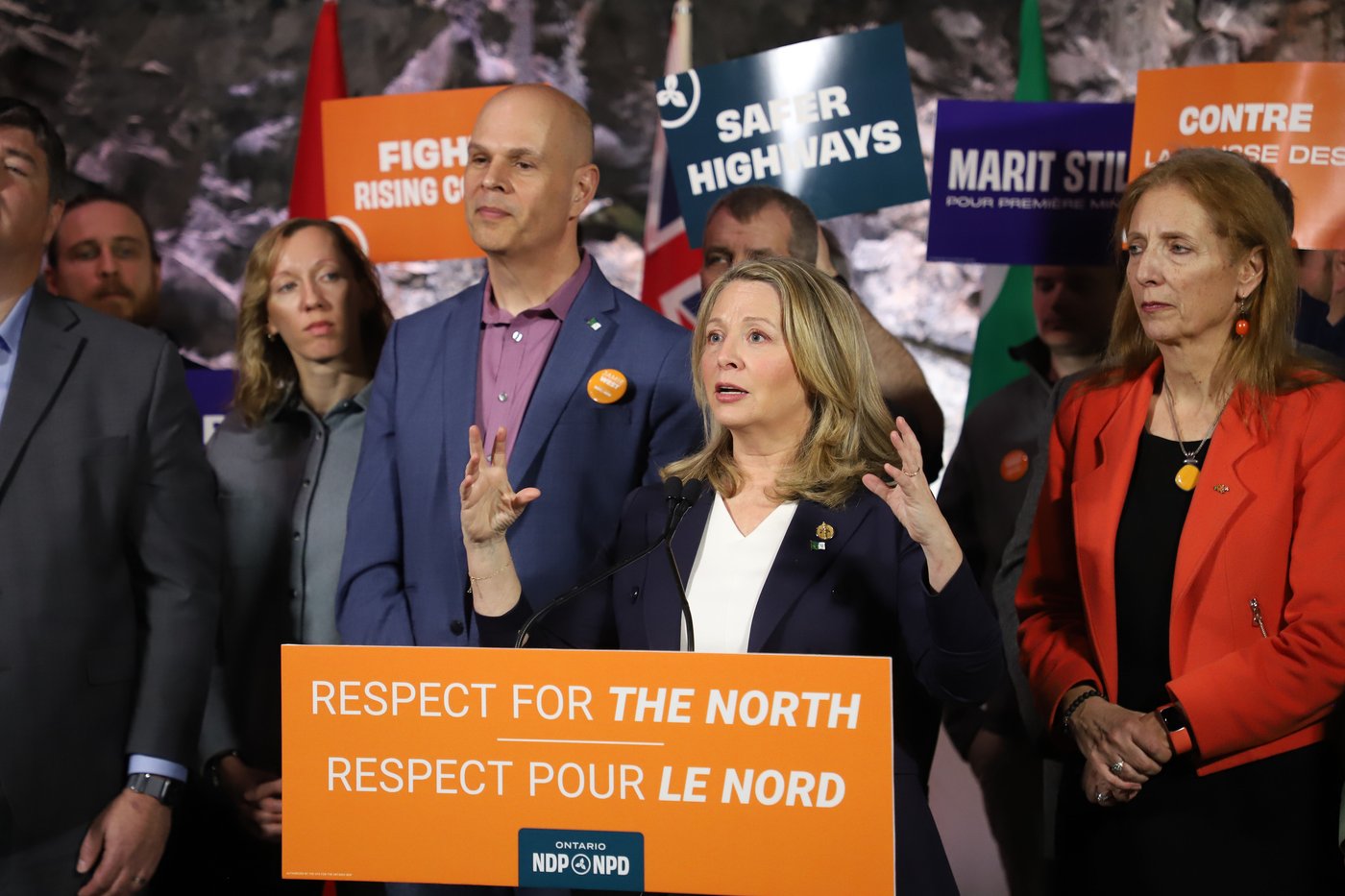 La néo-démocrate Marit Stiles promet des routes plus sûres dans le nord de l'Ontario