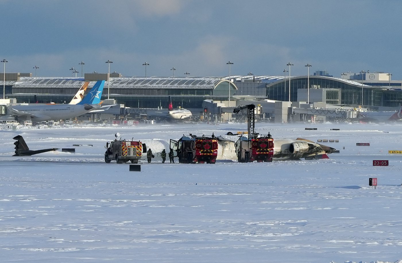 Les vols ont repris à l'aéroport Pearson de Toronto, mais des retards sont à prévoir