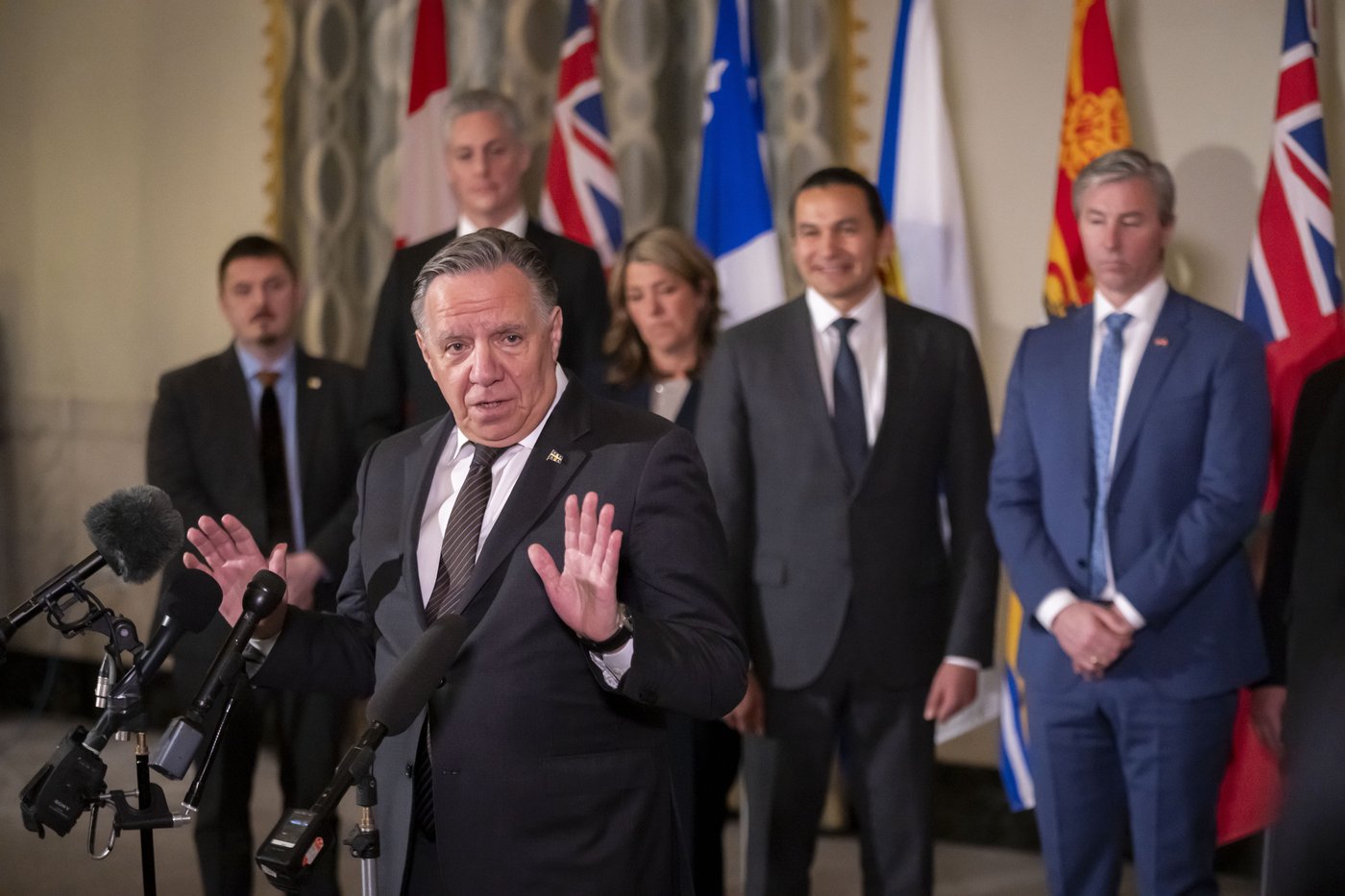 Legault défend sa stratégie face aux menaces de tarifs de Trump