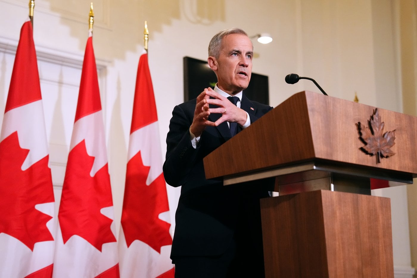 Droits de douane américains: «il y a une limite» à la riposte canadienne, note Carney