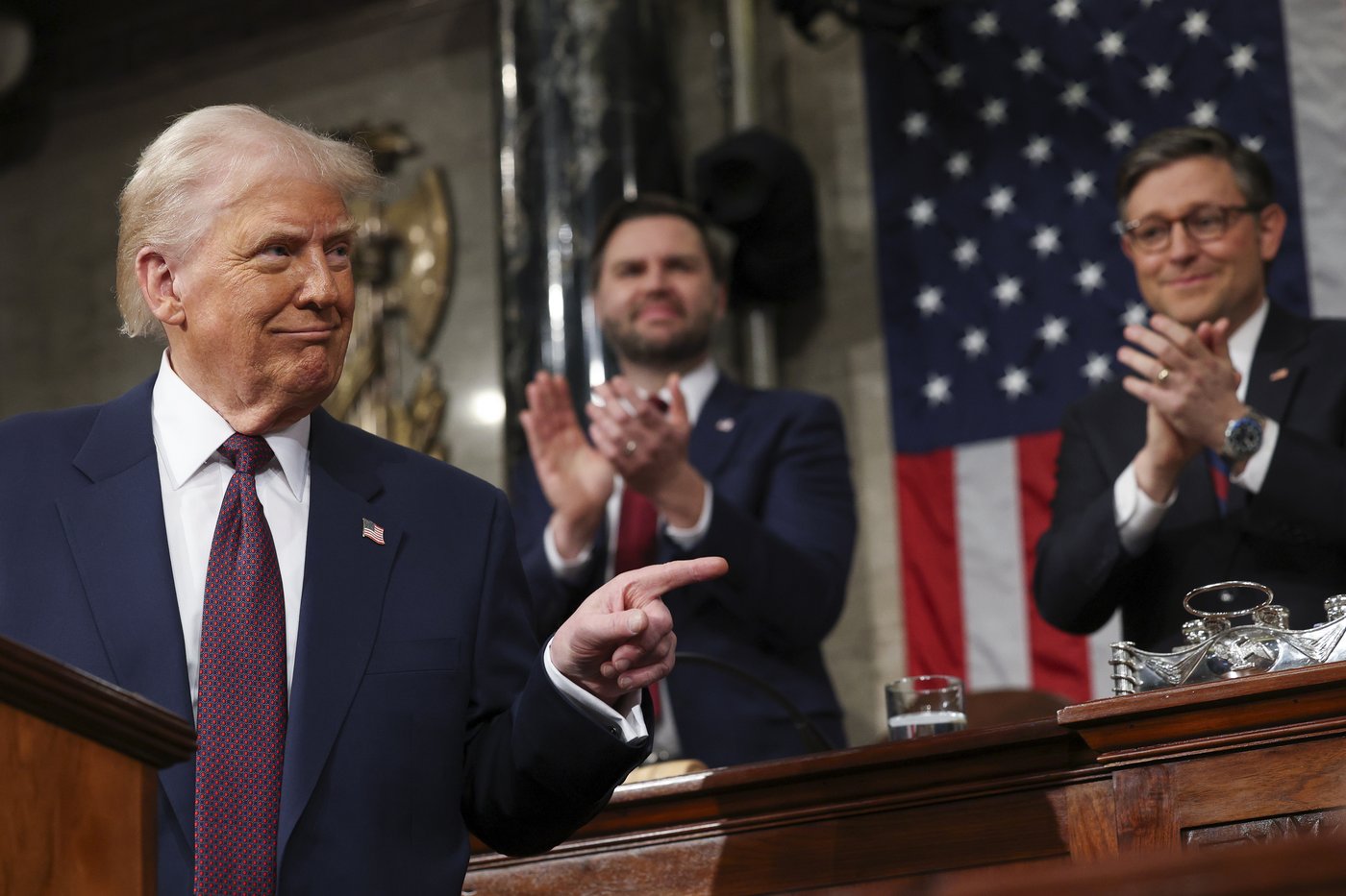 Donald Trump profite de son discours au Congrès pour vanter les droits de douane