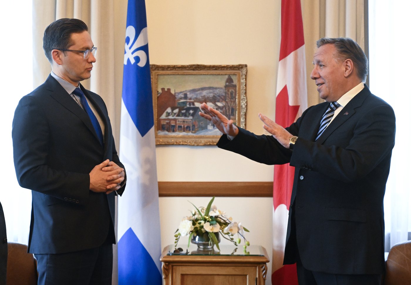 Pierre Poilievre rencontrera François Legault jeudi après-midi