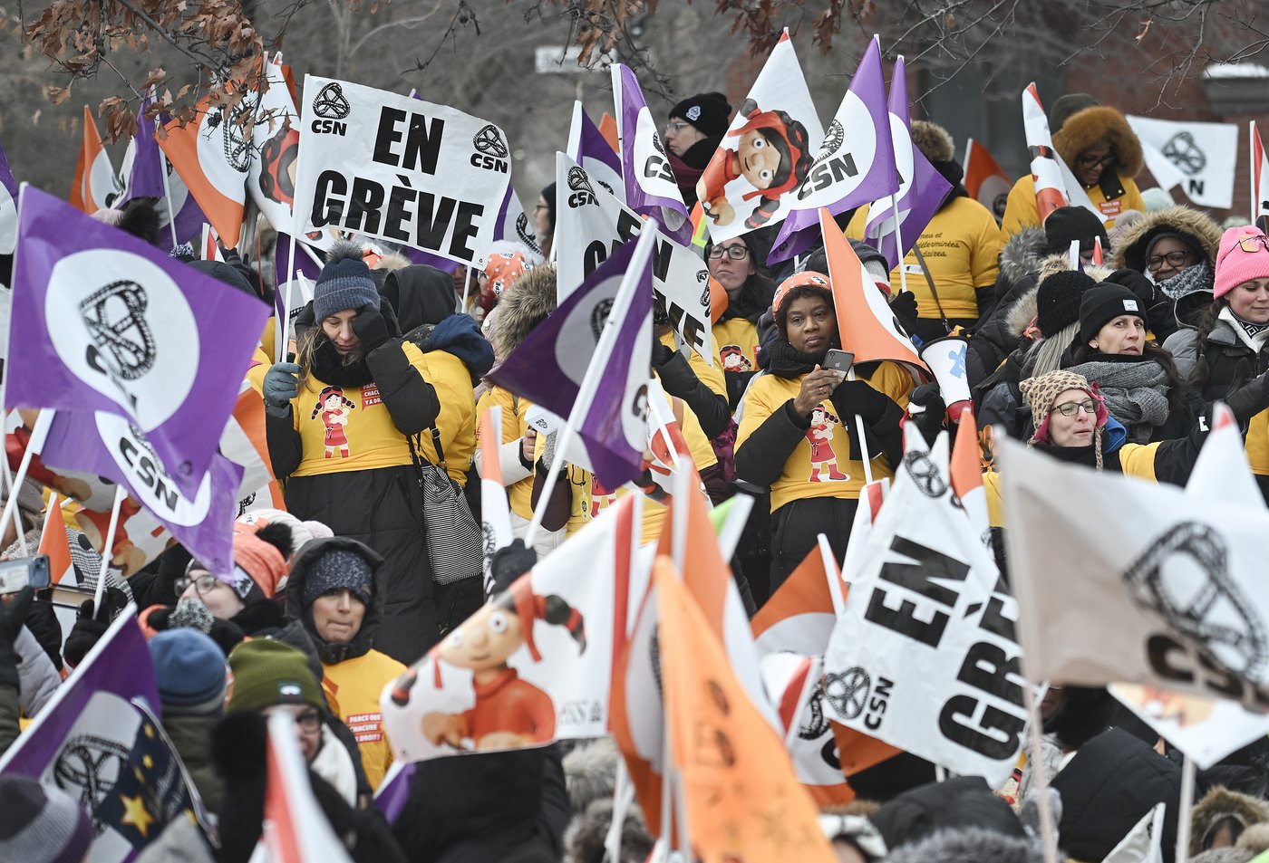 CPE: nouveau mandat des syndiquées de la CSN; grève du 2 au 4 avril