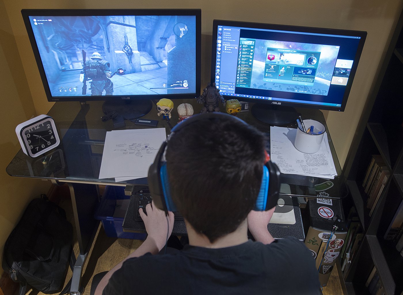Prévenir la perte auditive chez les joueurs de jeux vidéo, qui sont plus à risque