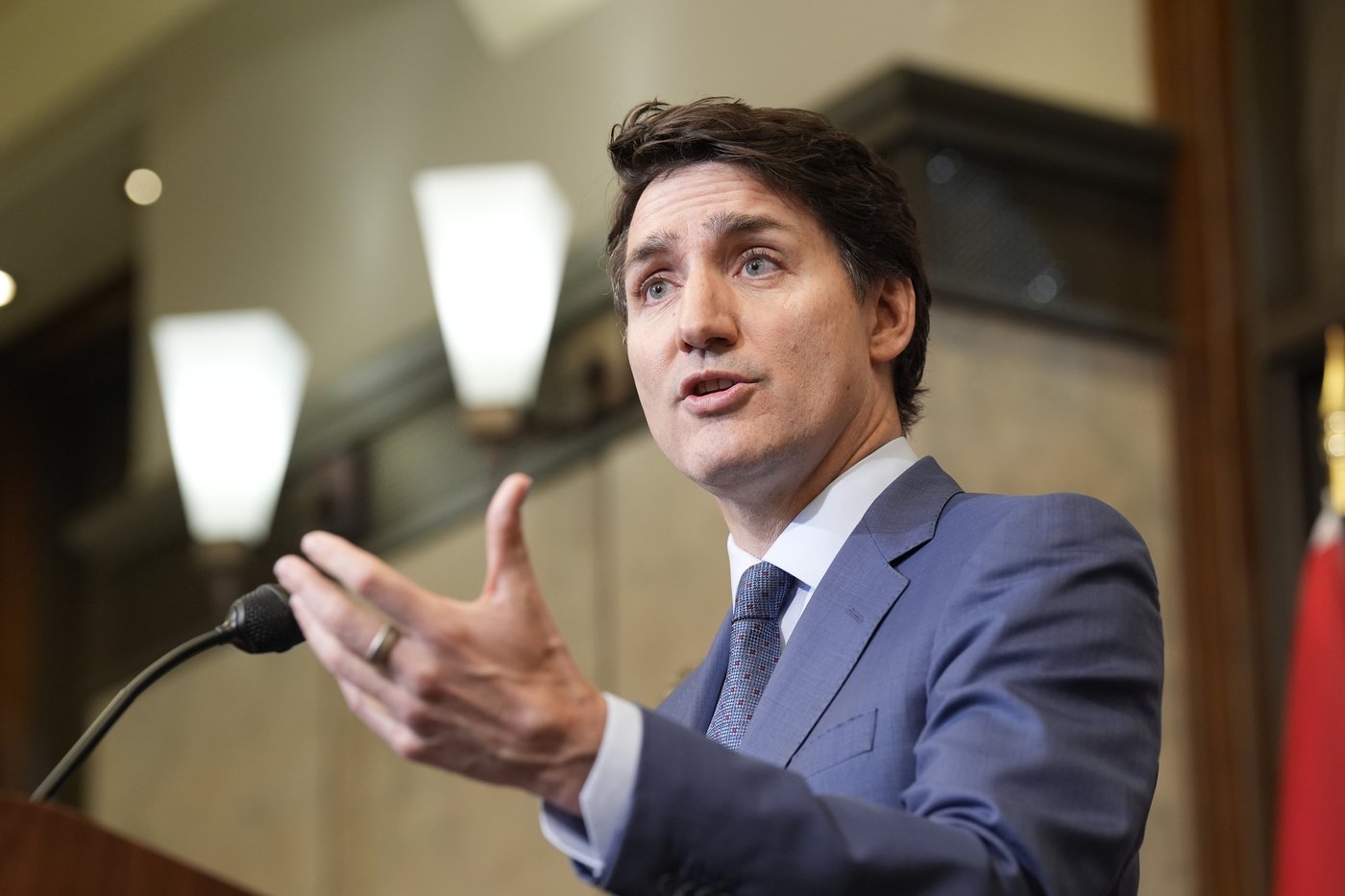 Justin Trudeau indique qu'il décidera avec le nouveau chef libéral quand il partira