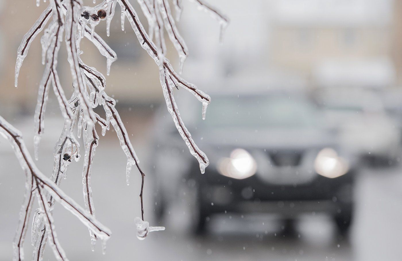 De la neige, du verglas, le soleil et ensuite le retour du froid