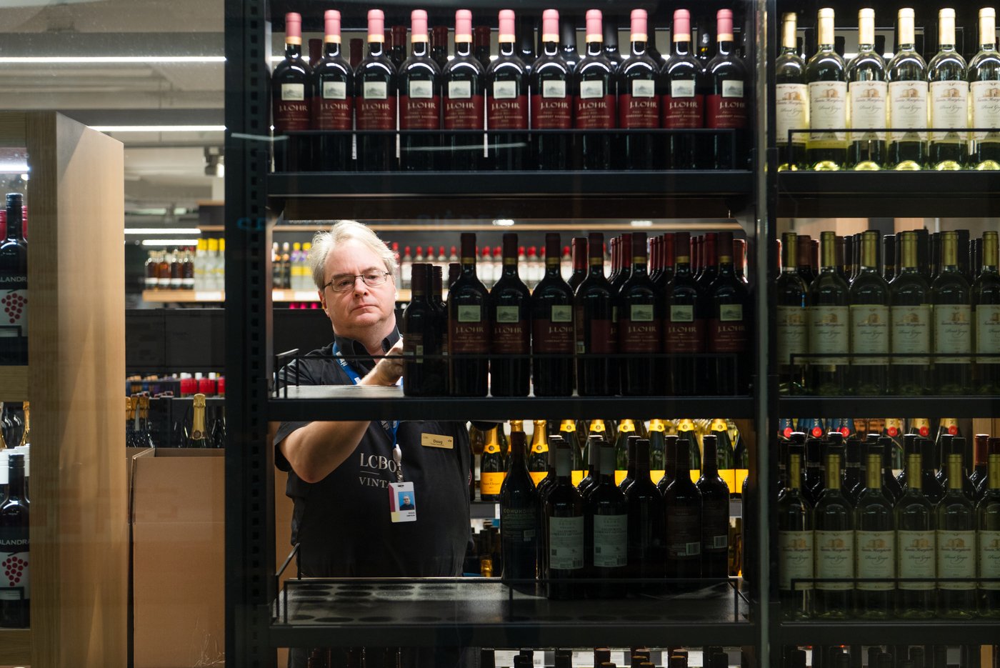 La Régie des alcools de l'Ontario retire tout l'alcool américain de ses étagères