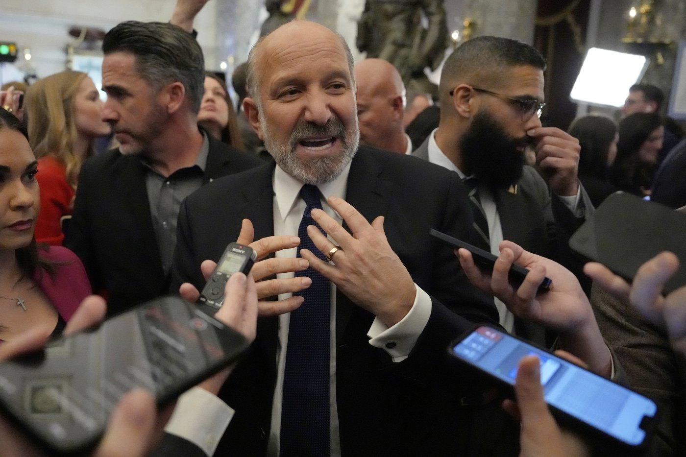 Discussion constructive avec Lutnick, mais pas de changement immédiat, dit Champagne