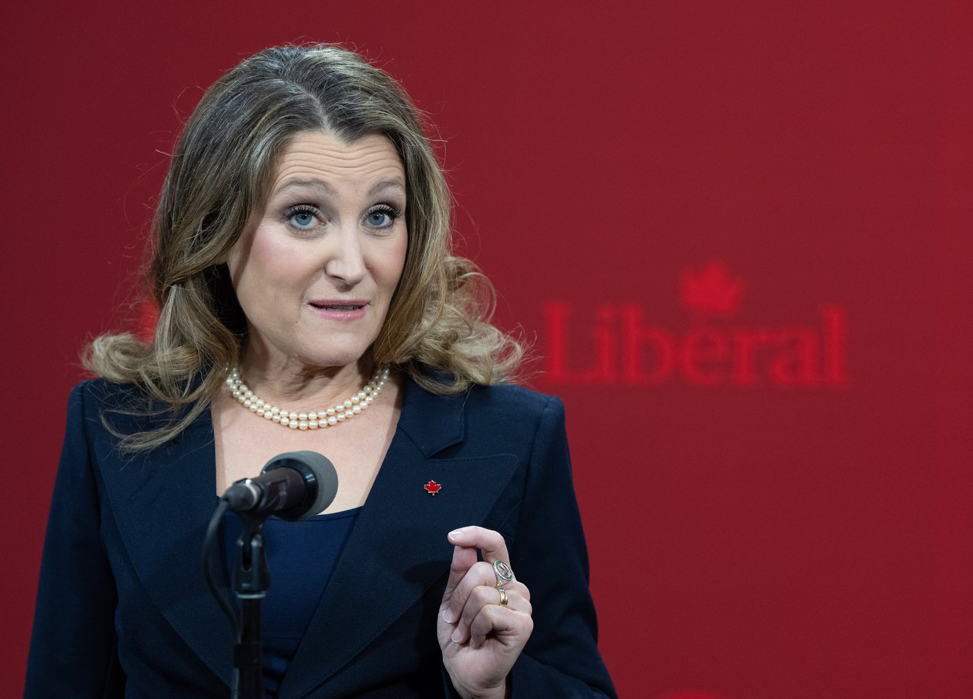 PLC: Un front uni contre la Chine «a beaucoup de sens», dit Chrystia Freeland