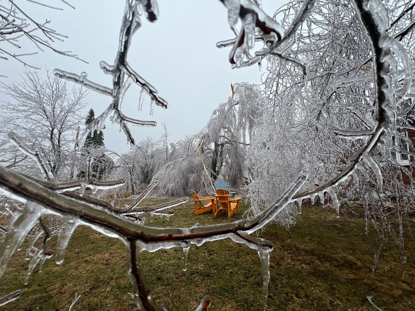 Ford visite les zones touchées par des pannes de courant dues à la tempête de verglas