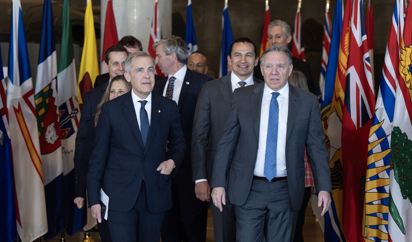 Le premier ministre François Legault félicite Mark Carney pour son élection