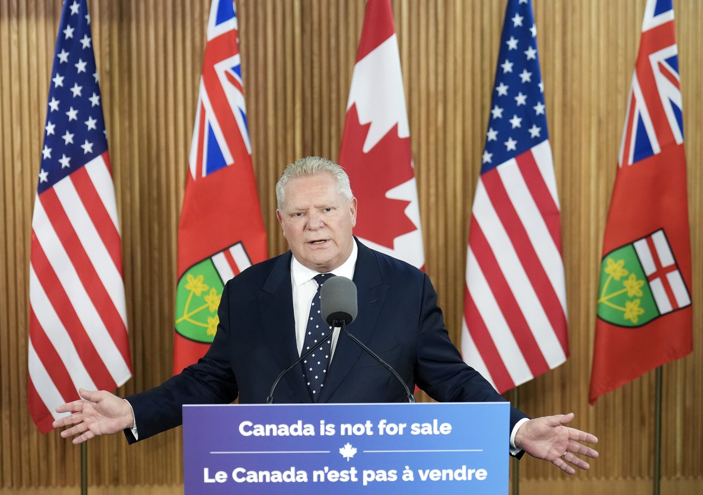 Les droits de douane placés au centre du discours du Trône de l'Ontario