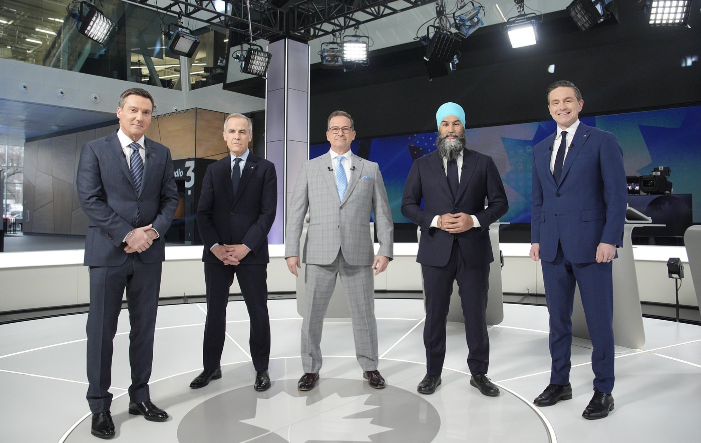 Débat des chefs en français: tir groupé sur le chef libéral Mark Carney